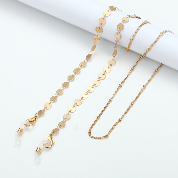 Elegant Glasses Chain with Pearls and Accents Bowlift