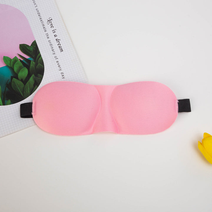 Unisex nan light-blocking travel mask with thermoformable nylon cover and wide comfort band Bowlift