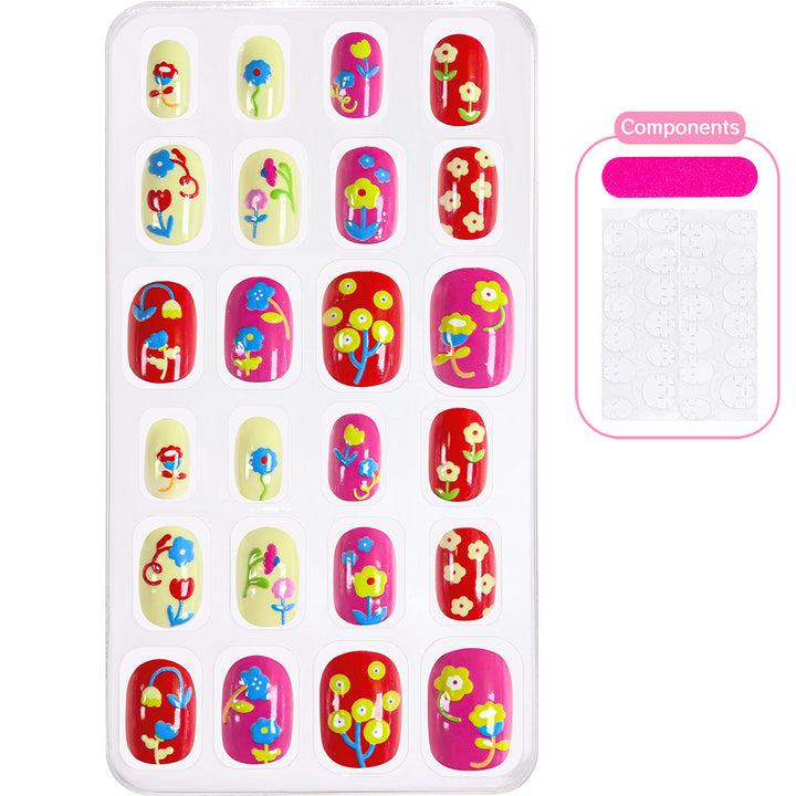 Themed Summer Beach Nail Art Press-On Nails Bowlift