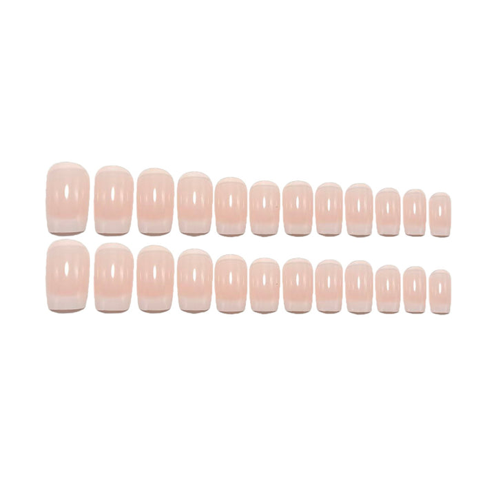 High-quality artificial nails with elegant French tip Bowlift