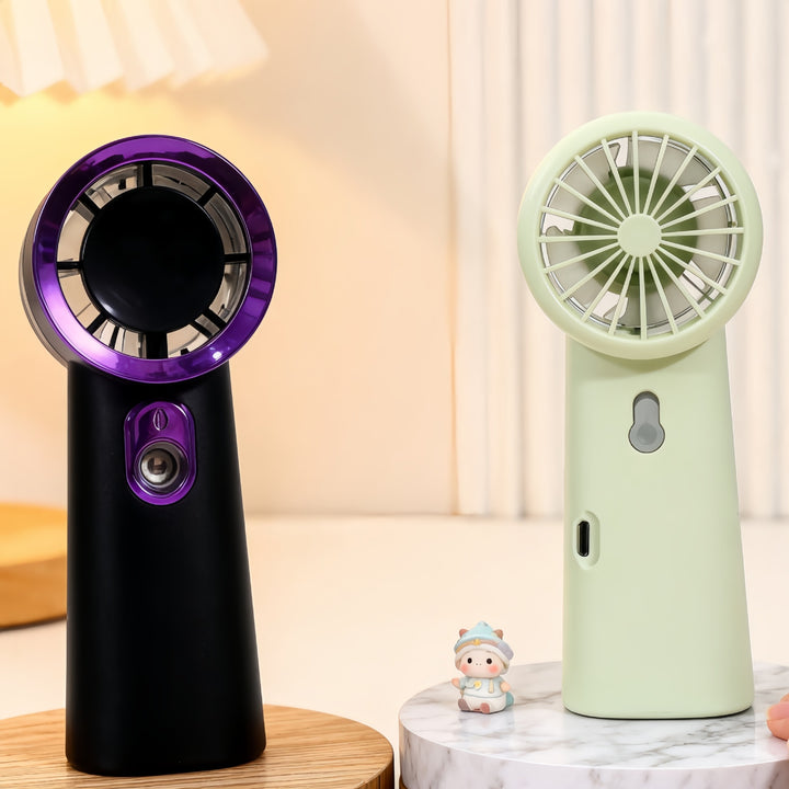 Ladies portable mini hand fan with USB charging function and ergonomic design Bowlift