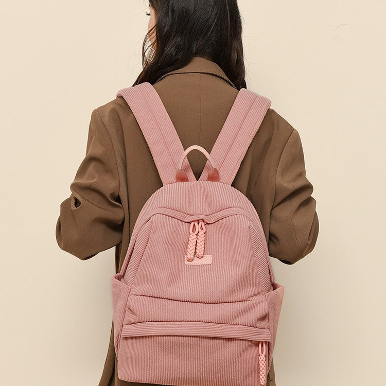 Textured Corduroy Daypack Bowlift