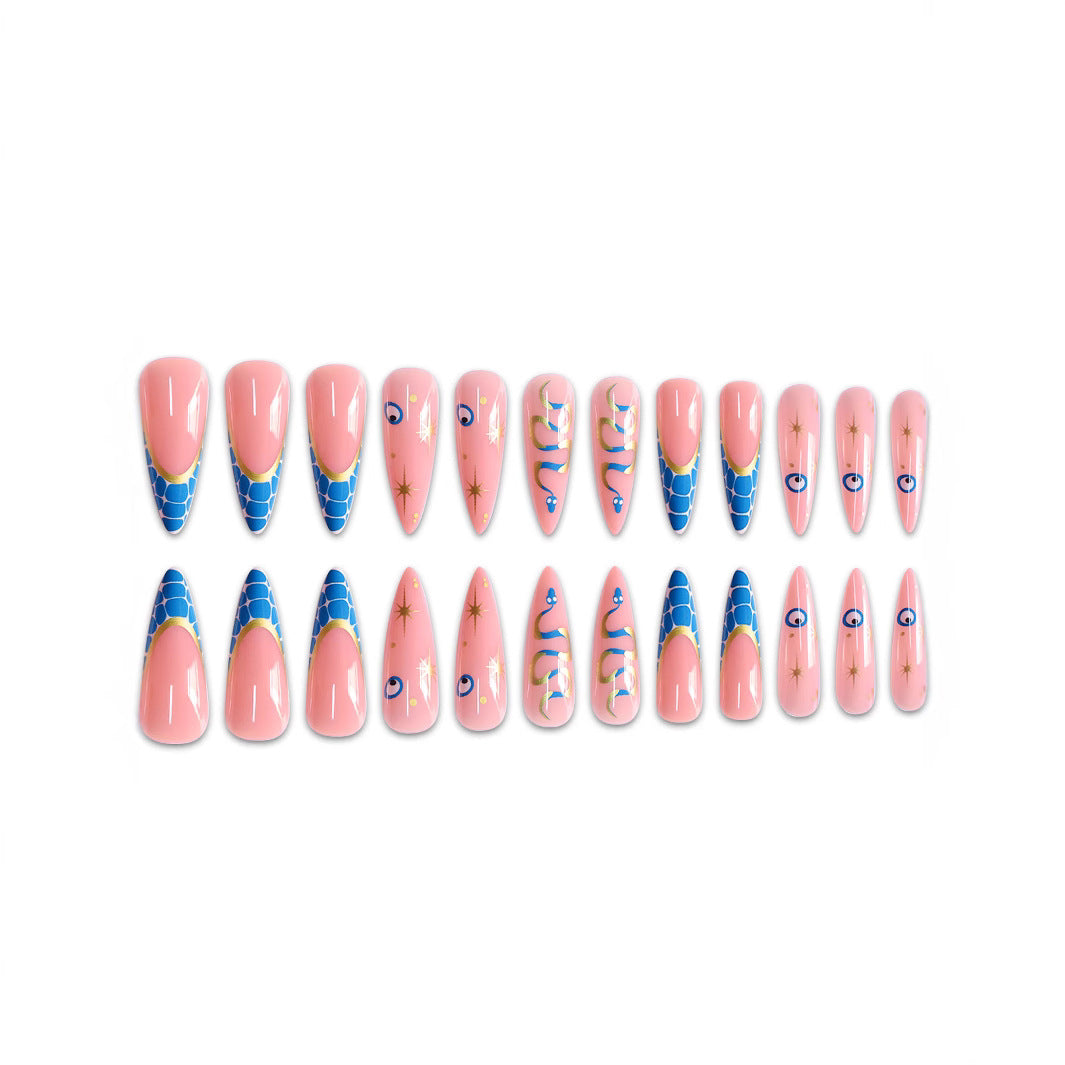 Artistic Stiletto Nail Art Bowlift 1787977694