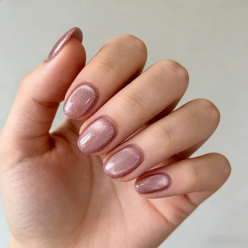 Glamorous and Shimmering Artificial Nails Bowlift