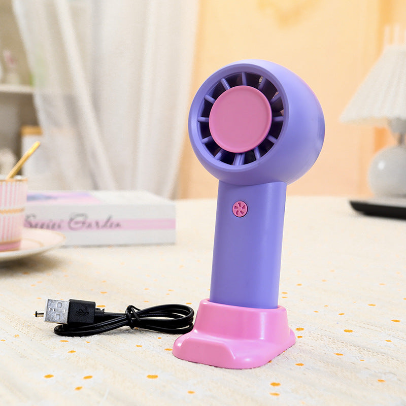 Women Portable Mini Blower Fan with USB Connection Bowlift