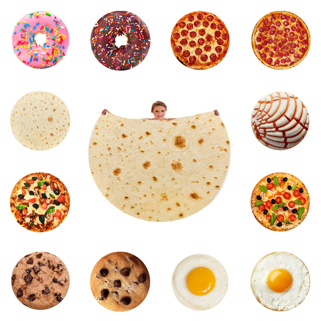 Waffle-Shaped Decorative Pillow