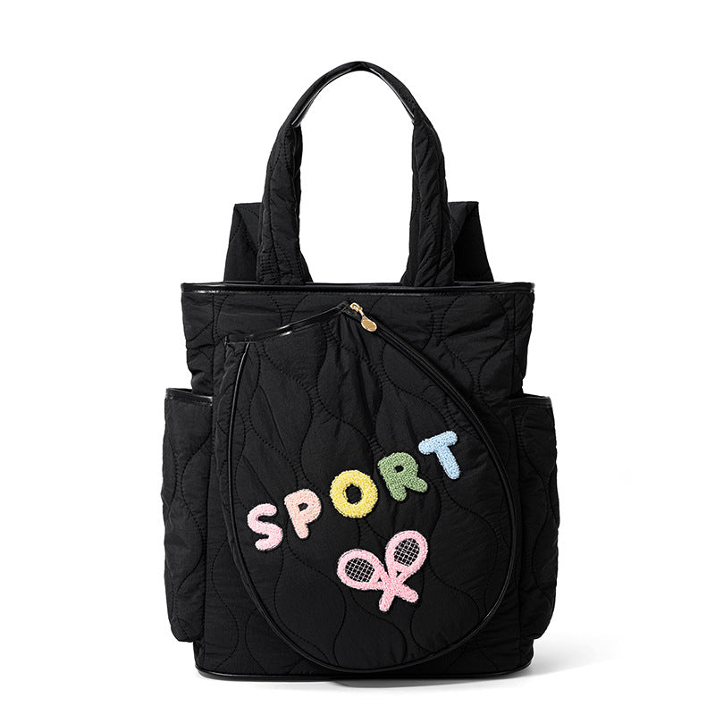 Sporty Multi-Pocket Tote Bowlift