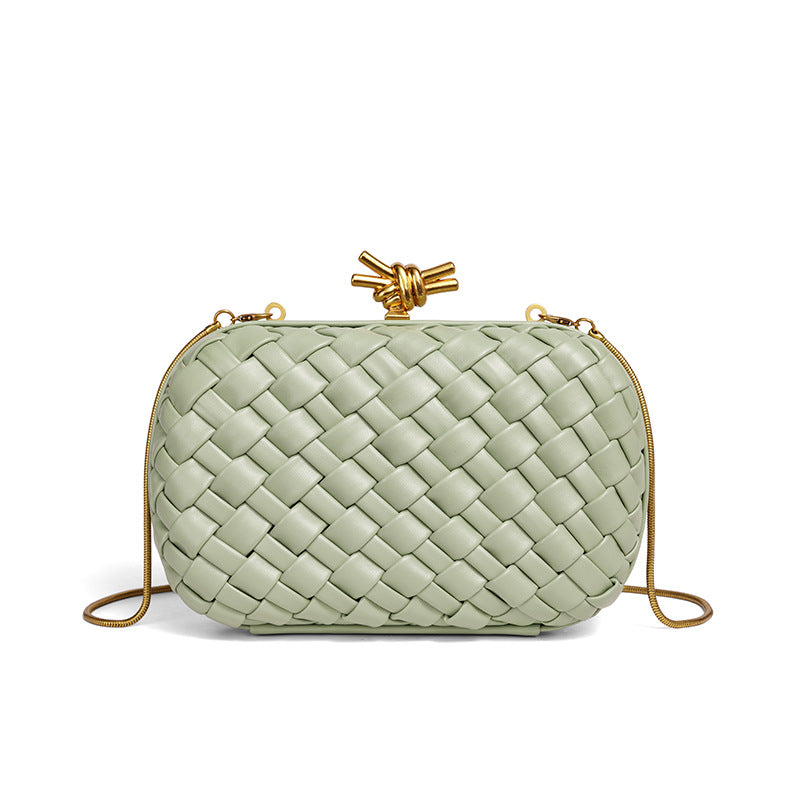 Elegant Woven Evening Clutch Bowlift