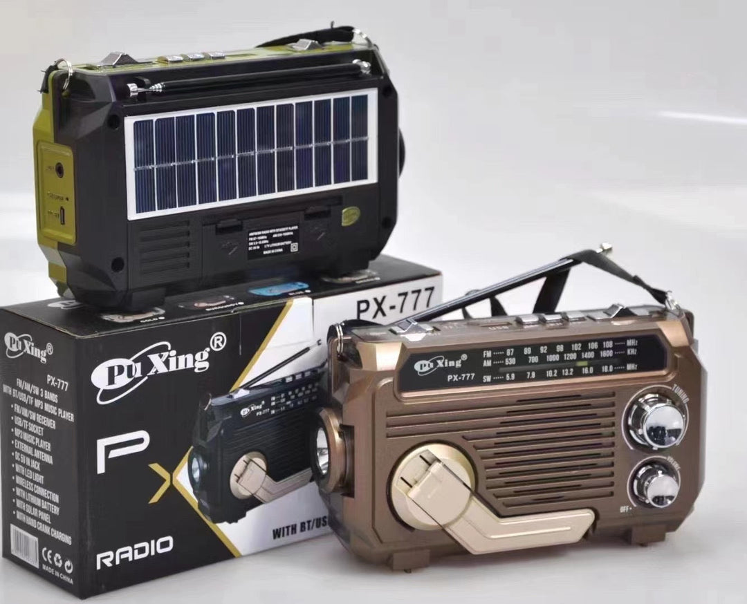 Solar-powered radio for camping | Bowlift