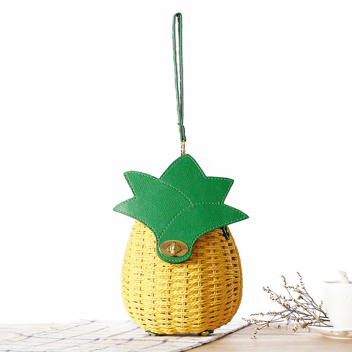 Creative basket bag in pineapple design Bowlift
