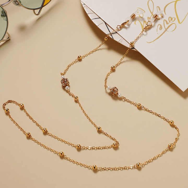 Elegant Pearl Eyewear Chain Bowlift