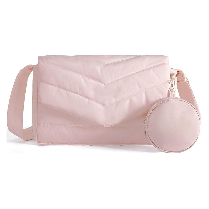 Multifunctional shoulder bag with removable cosmetic pouch Bowlift