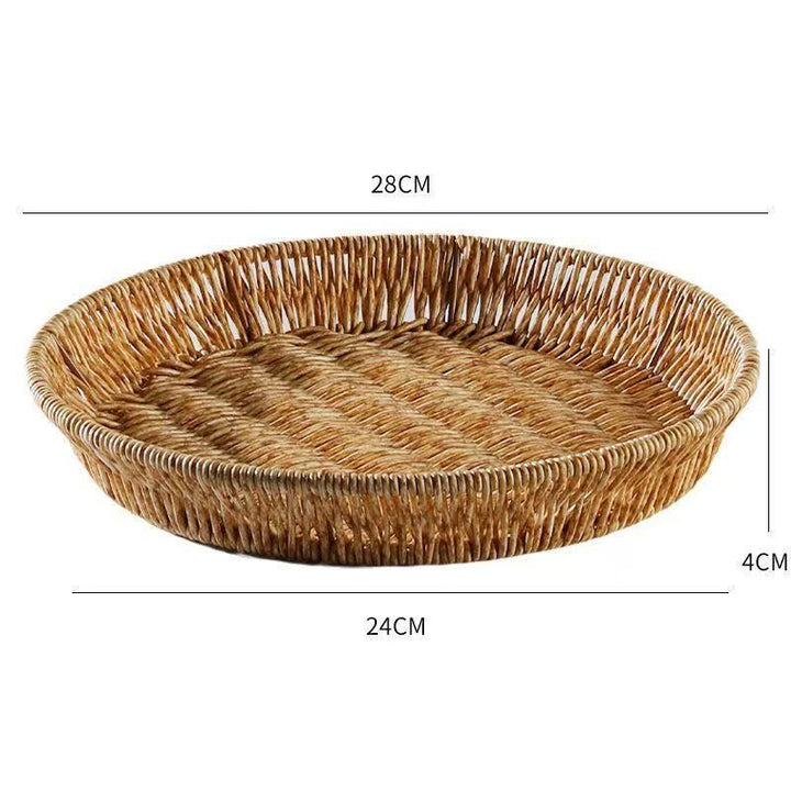 Handwoven Decorative Storage Tray Bowlift