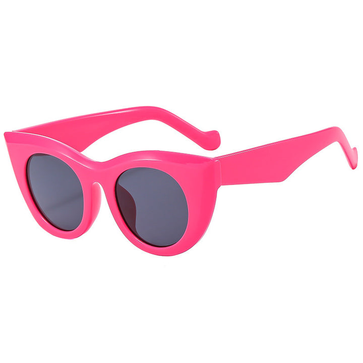 Women's Cat-Eye Sunglasses with Transparent Frame and Polarized Lenses Bowlift