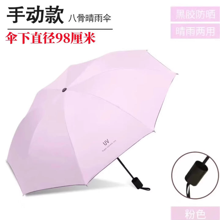 Women's automatic windproof umbrella with UV protection Bowlift