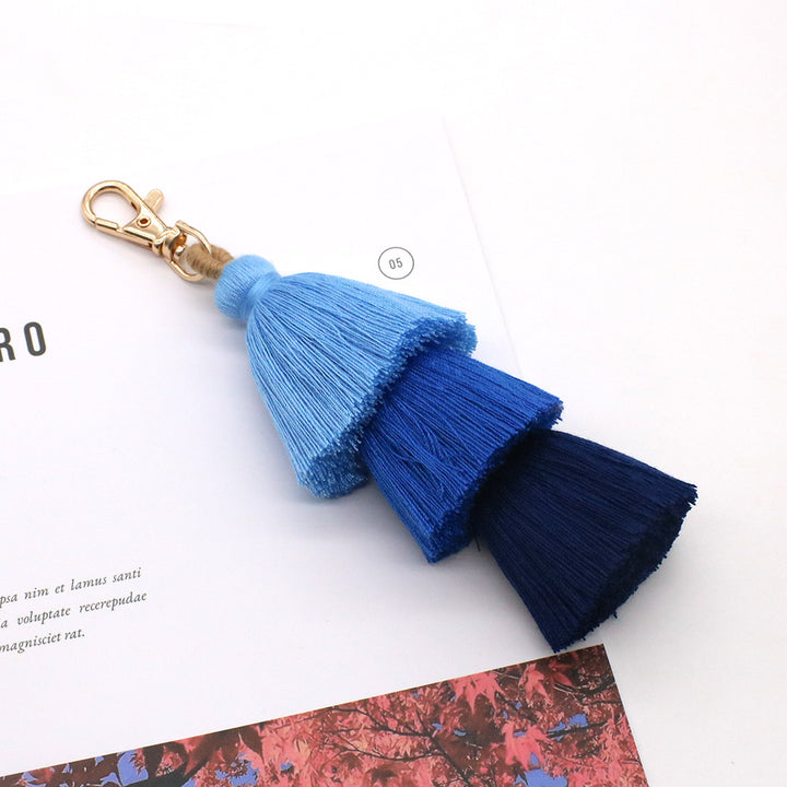 Decorative Macrame Keychain