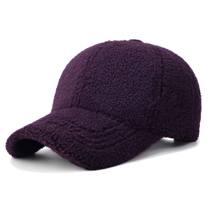 Women's Plush Fleece Baseball Cap Bowlift