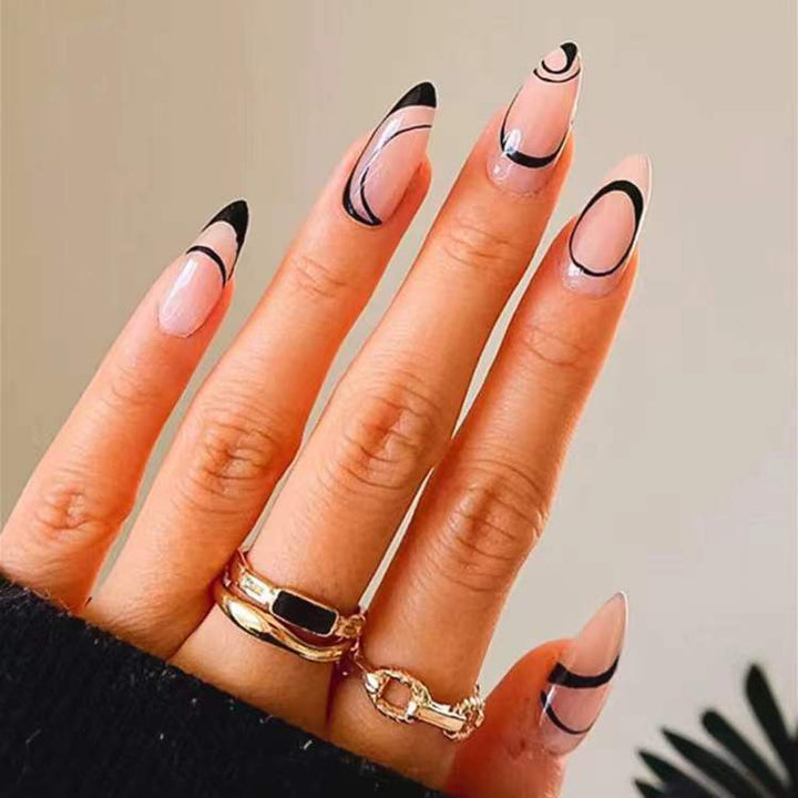 Artificial nails with elegant minimalist design Bowlift