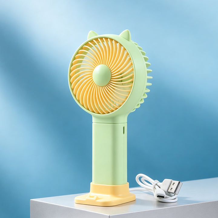 Ladies Portable Hand Fan Bowlift