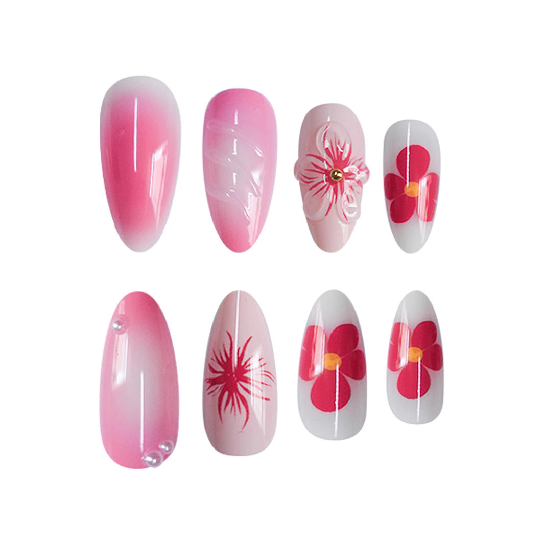 Floral Design Nail Art Kit Bowlift