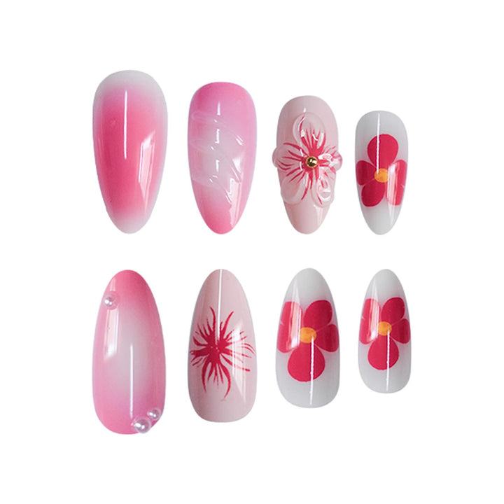 Floral Design Nail Art Kit Bowlift