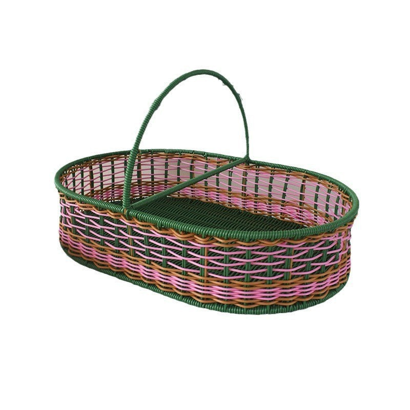 Decorative Woven Basket Bowlift