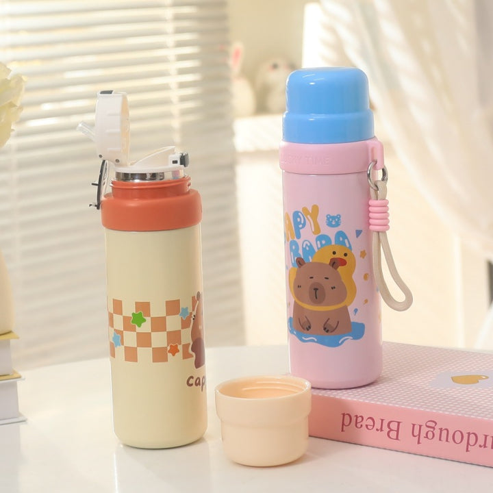 Unisex Thermos Bottle with Animal Design Bowlift