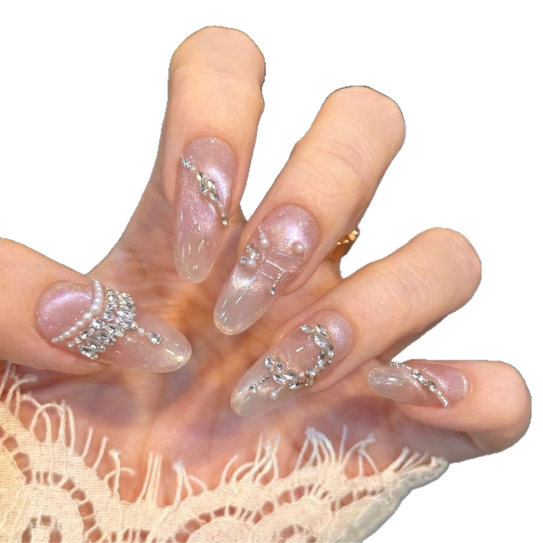 Artistic Stiletto Nail Art Design Bowlift