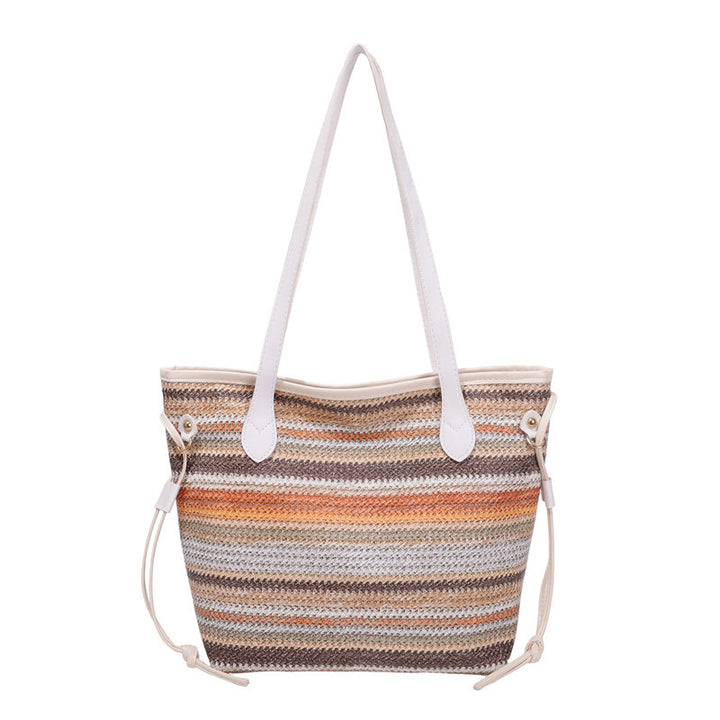 WoStylish Woven Beach Tote Bag Bowlift