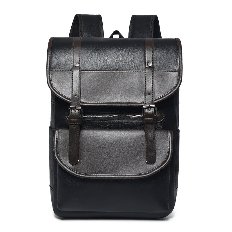 Versatile Leather Backpack Bowlift