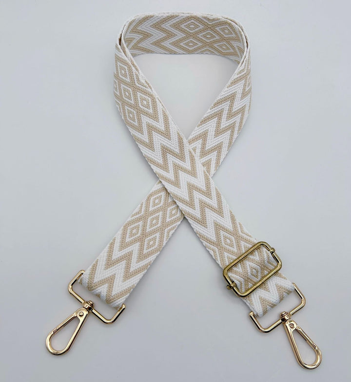 Adjustable Patterned Bag Strap Bowlift