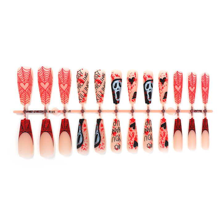 Halloween-Themed Decorative Press-On Nails Bowlift