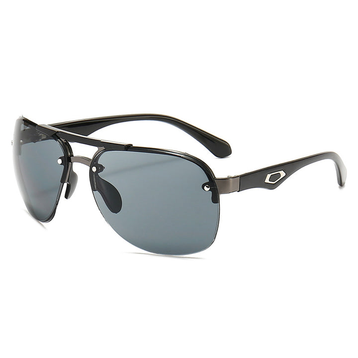Men's Sporty Sunglasses with Modern Frame Bowlift