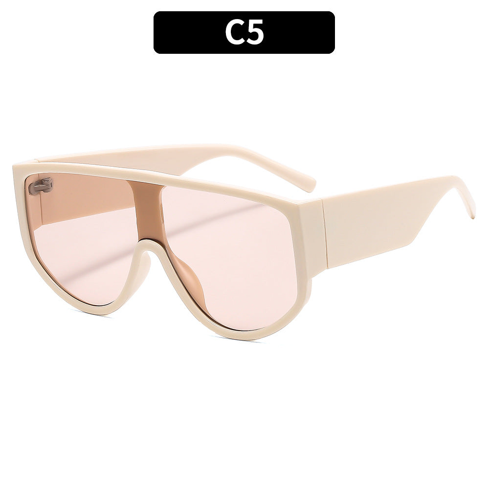 Futuristic Oversized Shield Sunglasses