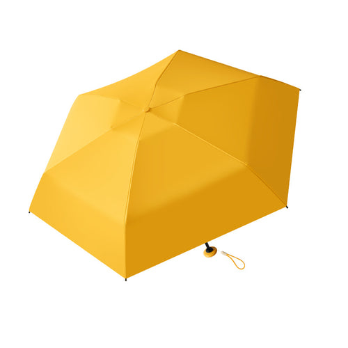 Women's compact and lighter UV protection folding umbrella Bowlift
