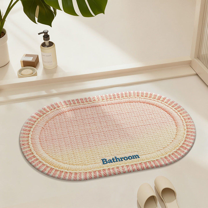 Soft Textured Bathroom Runner Mat