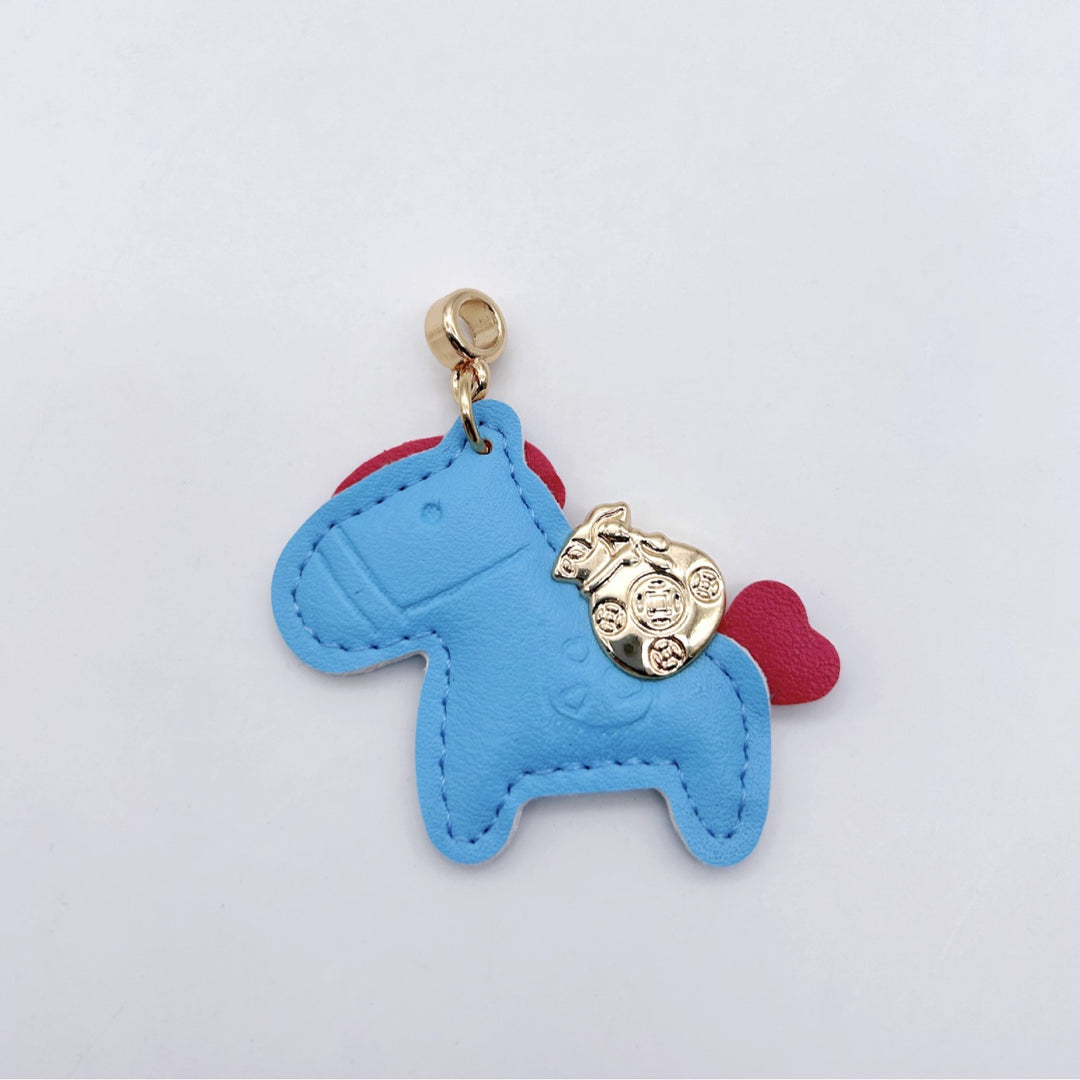 Animal-Shaped Leather Keychain Bowlift