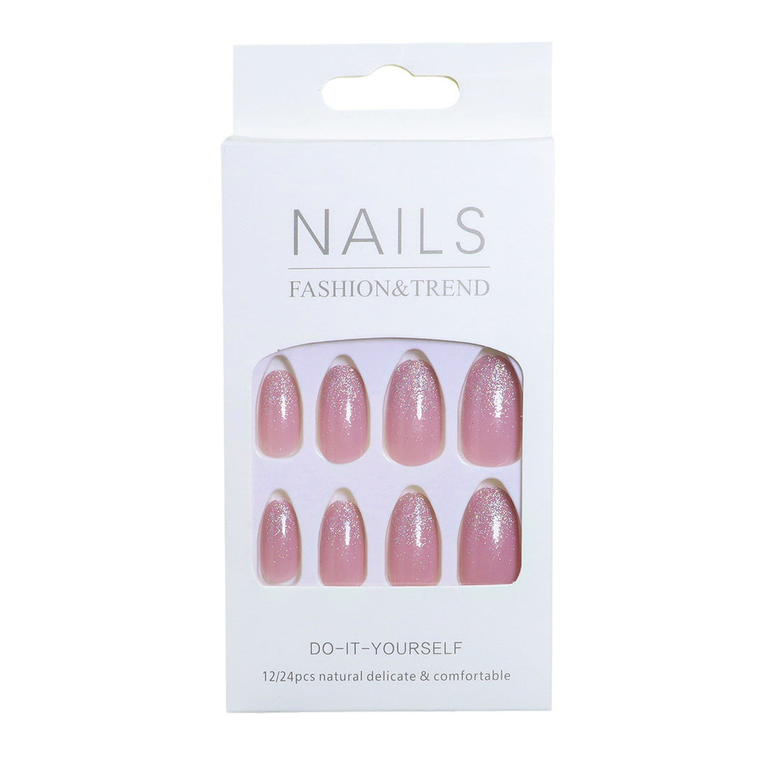 Elegant DIY Glittering Press-On Nail Set Bowlift