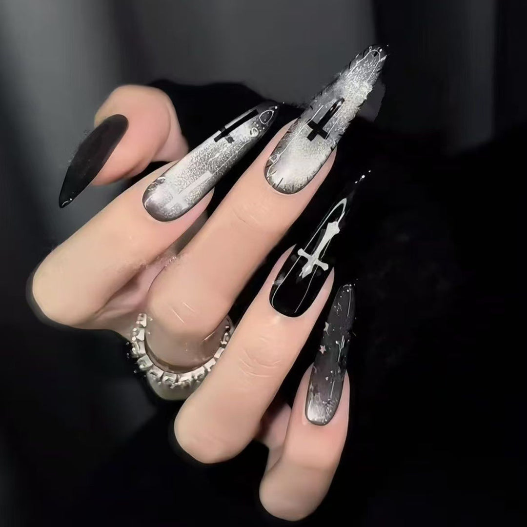 Glossy Acrylic Nail Extensions Bowlift