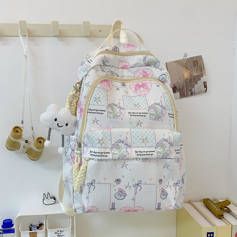Cute Character Design School Backpack