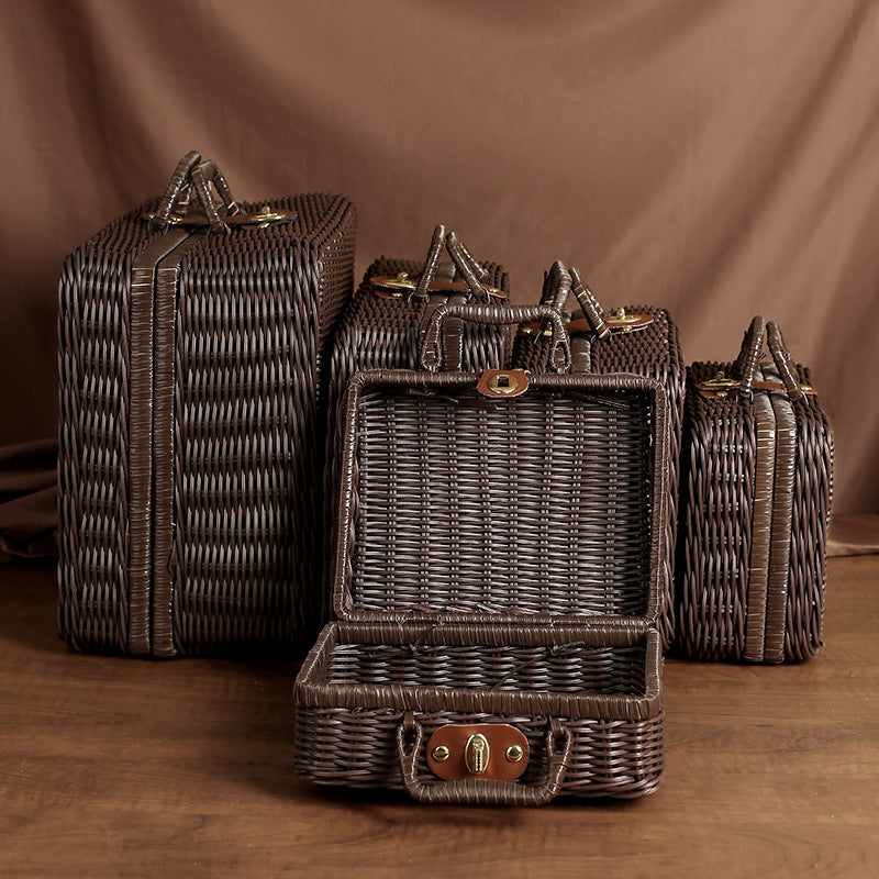 Chic Woven Storage Handbag Bowlift