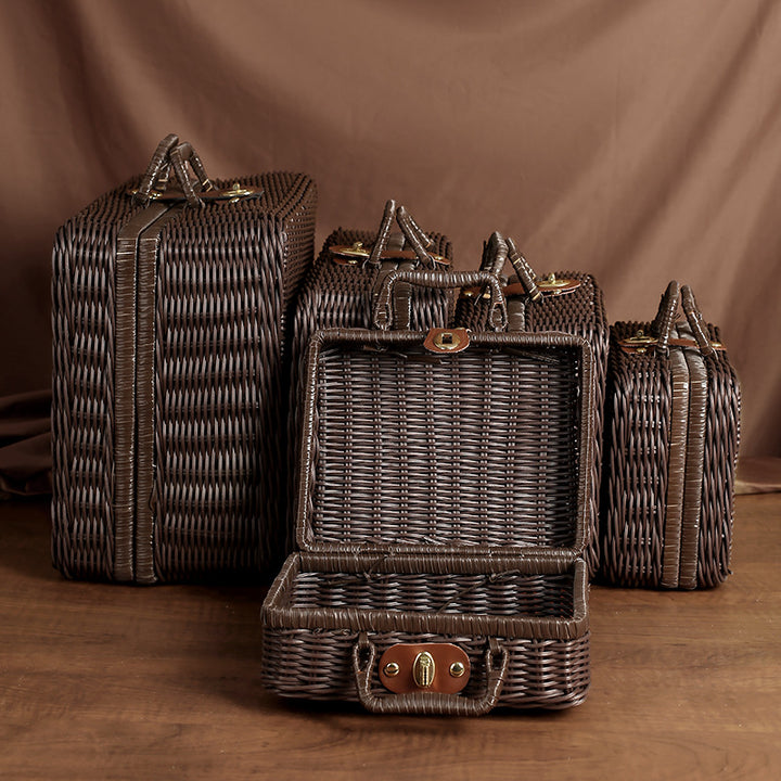 Chic Woven Storage Handbag Bowlift