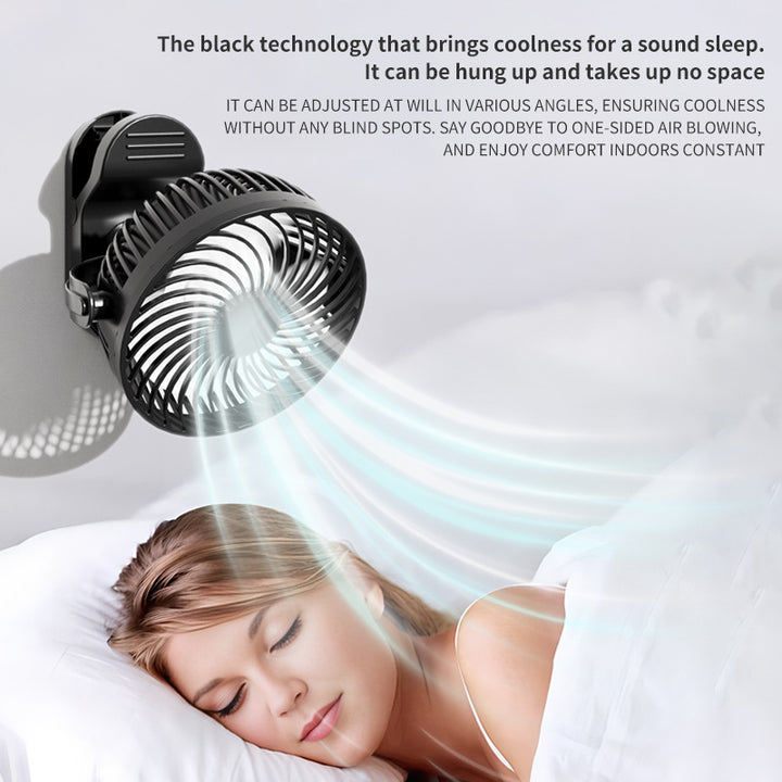Unisex portable clip fan Bowlift
