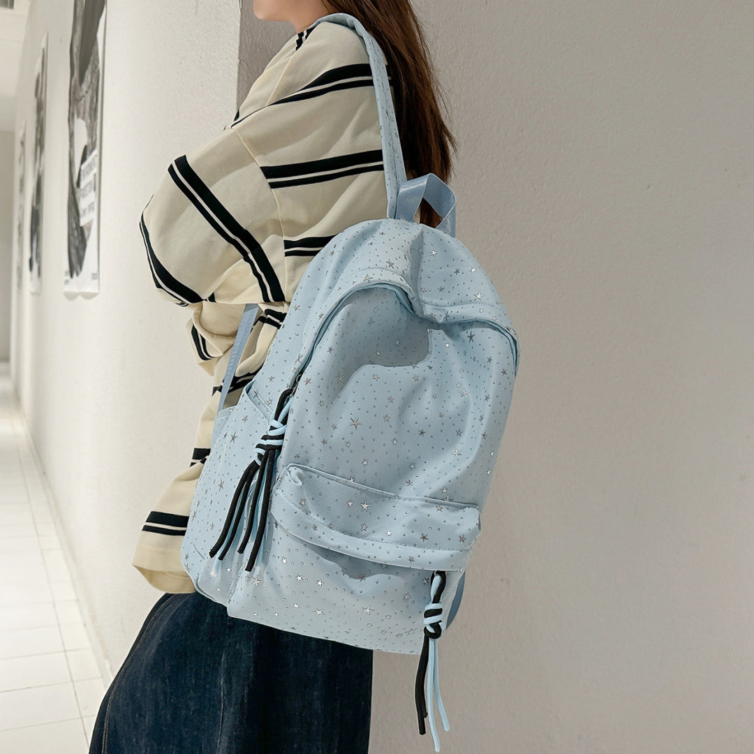 Stylish star motif backpack Bowlift