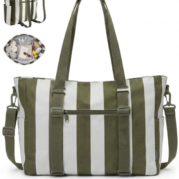 Fashionable tote bag with multifunctional compartments Bowlift