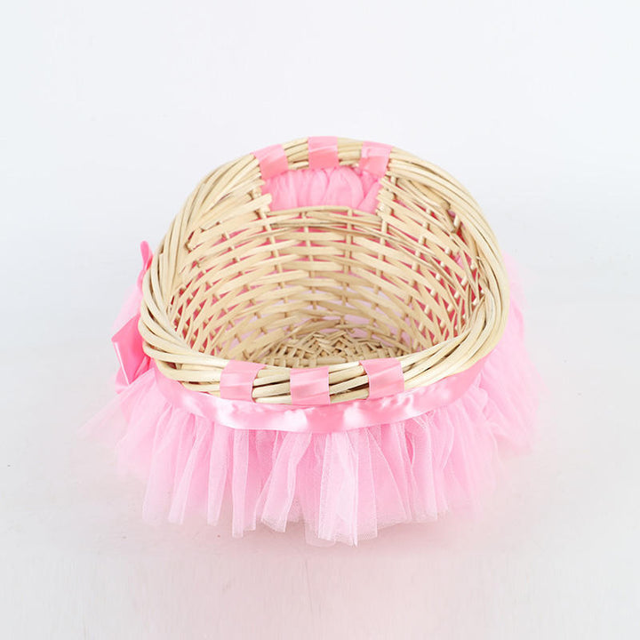 Decorative basket with ruffle detail Bowlift