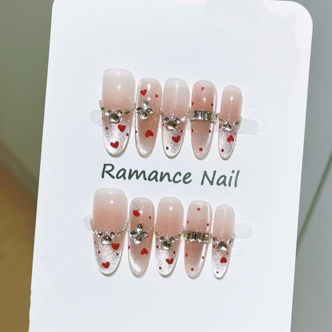 Designer Press-On Nails Bowlift