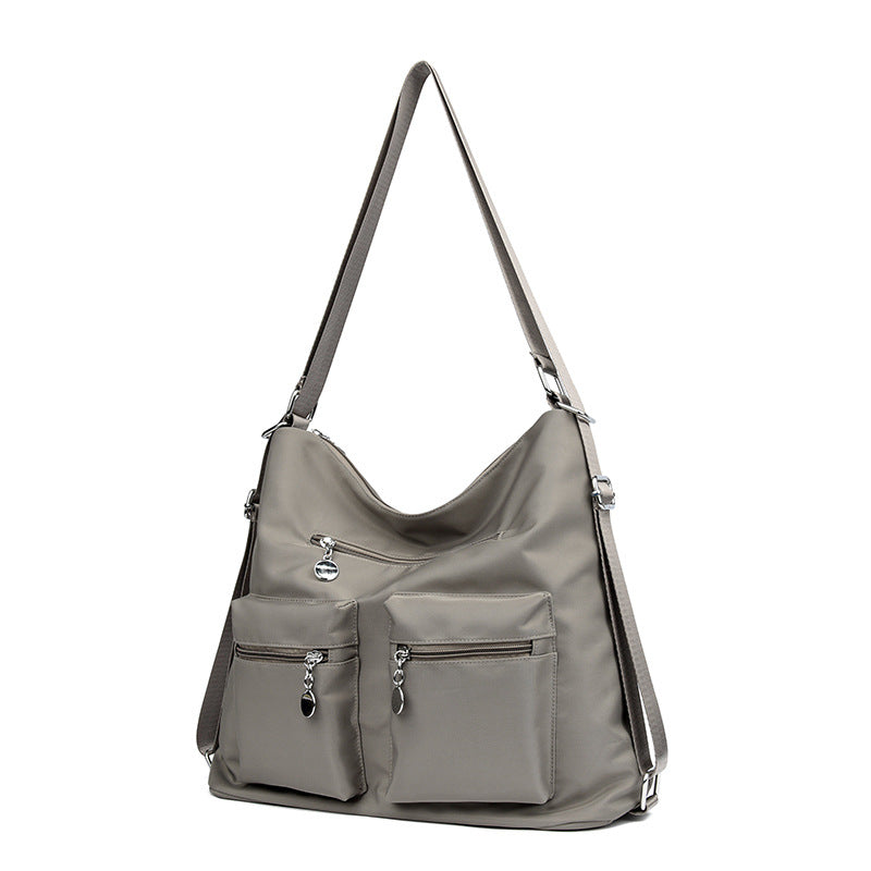Spacious Multi-Pocket Shoulder Bag Bowlift