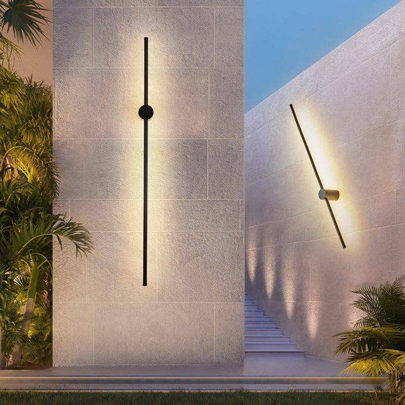 BowLift | LED Outdoor Wall Light Fixture - Waterproof Luminous Line Design for Patios, Gardens & Walkways