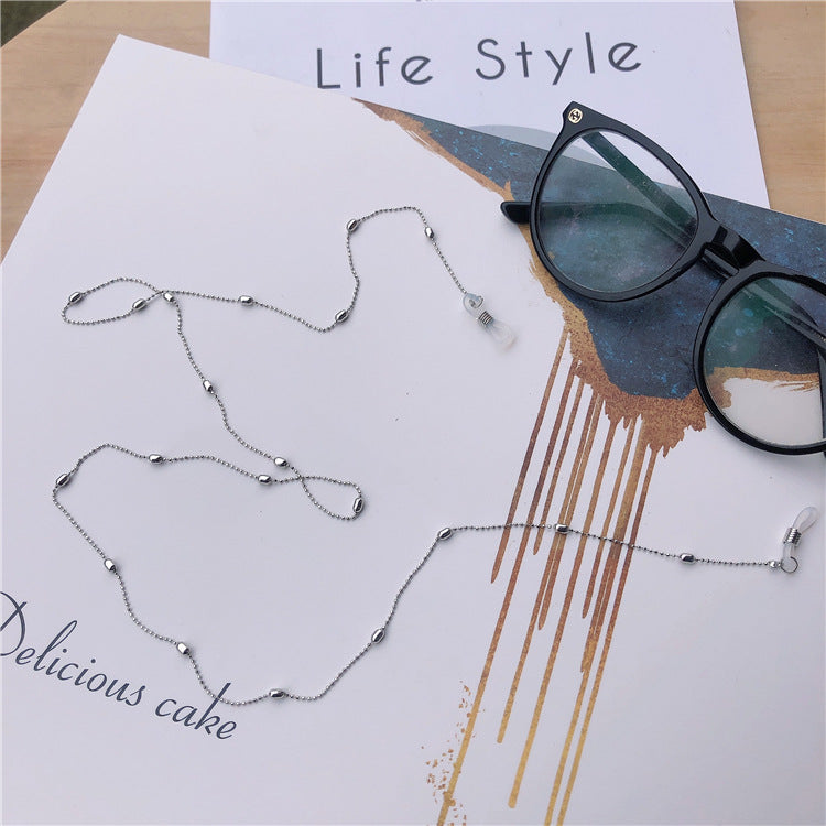Stylish Metal Chain Eyewear Retainer Bowlift